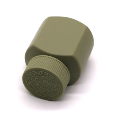 Child-Resistant Cap HDPE 60ml Square Plastic Bottles for Tablets and Organic Capsules