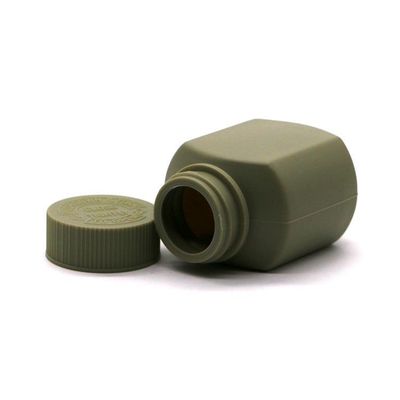 Child-Resistant Cap HDPE 60ml Square Plastic Bottles for Tablets and Organic Capsules
