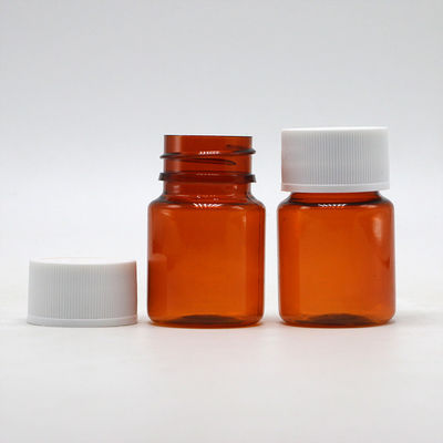 Medicine 25mL PET Plastic Bottle with Child Safety Lids and Customized Color Options