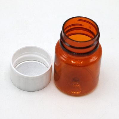 Medicine 25mL PET Plastic Bottle with Child Safety Lids and Customized Color Options