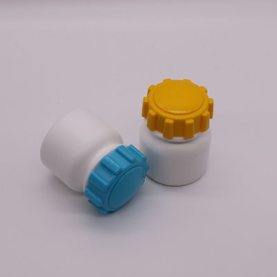 SCREW CAP 100mL Round Shape PE Plastic Bottle for Medicine Solid Tablet Storage