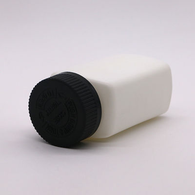 SCREW CAP 120mL HDPE Square Shape Customized Color Empty Medicine Pill Bottle Container