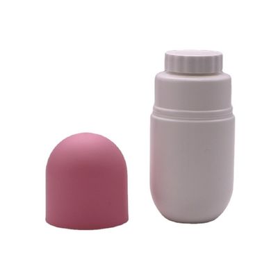 130ml HDPE Capsule Shape Plastic Bottle for Dietary Nutrition Supplement Screen Print