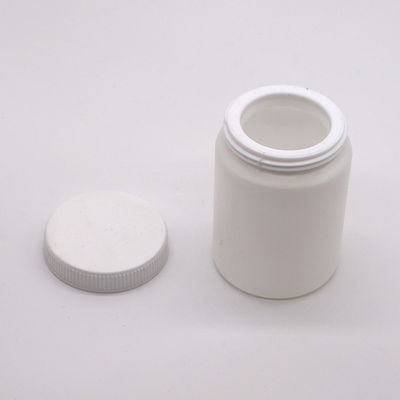 130ml HDPE Plastic Bottle Jar for Vitamin Supplement Capsules Straight Pill Packaging