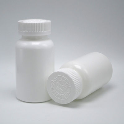 Customizable Colors 150ML HDPE Plastic Capsule Pill Bottle with Heat Seal and Caps