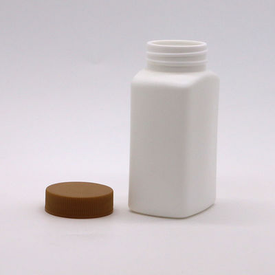 160mL HDPE Bottle in Square Shape for Empty Medicine Pill Packaging Solution Provider