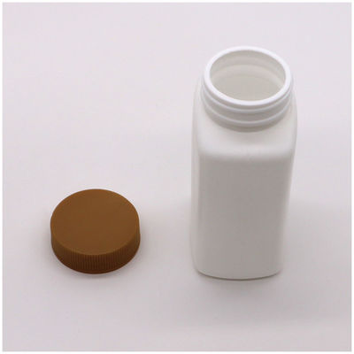 160mL HDPE Bottle in Square Shape for Empty Medicine Pill Packaging Solution Provider