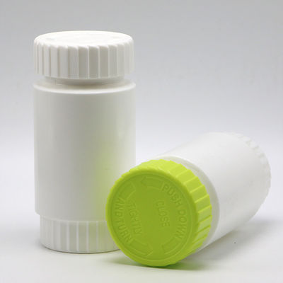 HDPE 175mL Round Shape PE Plastic Bottle for Medicine Supplement Storage HDPE Material