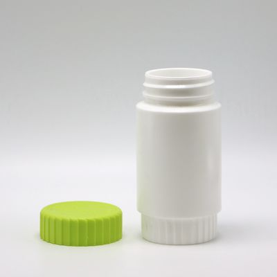 HDPE 175mL Round Shape PE Plastic Bottle for Medicine Supplement Storage HDPE Material