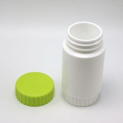 HDPE 175mL Round Shape PE Plastic Bottle for Medicine Supplement Storage HDPE Material