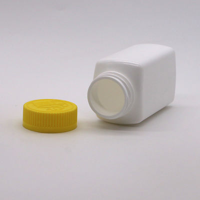 6OZ 180ml HDPE Square Shape Pill Tablet Medicine Bottle for Medicine Dietary Nutrition