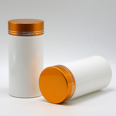 Pharmacy 200mL HDPE Plastic Bottles with Screw Cap and Straight Cylinder Shape