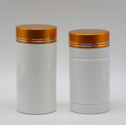 Pharmacy 200mL HDPE Plastic Bottles with Screw Cap and Straight Cylinder Shape