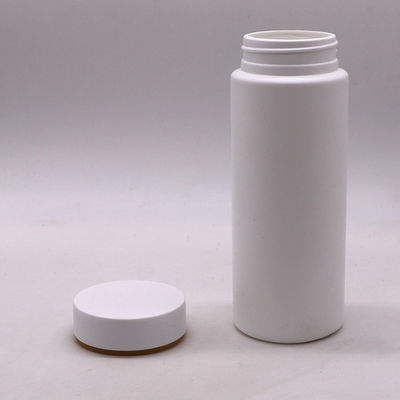 Medicine 250ml HDPE Plastic Pill Bottle With Two Layer Customized Color HDPE Caps
