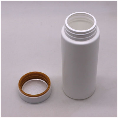 Medicine 250ml HDPE Plastic Pill Bottle With Two Layer Customized Color HDPE Caps
