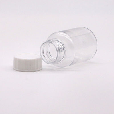 Transparent 25mL PET Plastic Bottle for Storing Medicine Tablets Safely and Securely