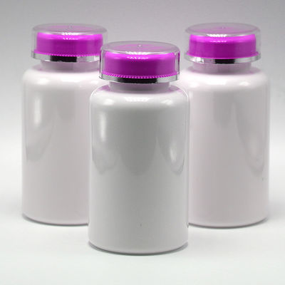Customized 200ml PET Plastic Pill Bottle with Screw Cap for Pill Powder Capsule Tablet