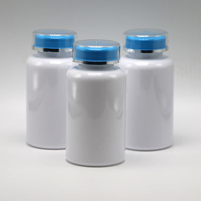 Customized 200ml PET Plastic Pill Bottle with Screw Cap for Pill Powder Capsule Tablet