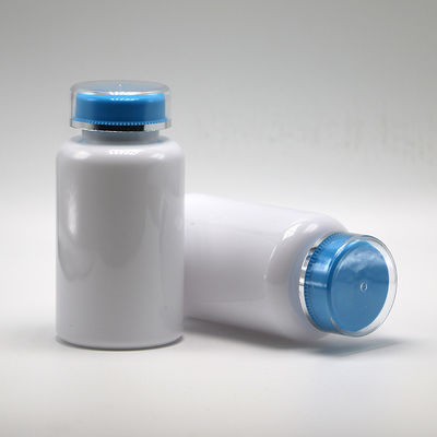 Customized 200ml PET Plastic Pill Bottle with Screw Cap for Pill Powder Capsule Tablet