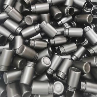 Round Shape 70ml PET Plastic Bottle with Screw Cap and Custom Label Printing Service