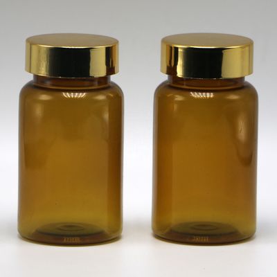 100ml/3.4oz Round Shape Customized Plastic PET Capsule Pill Bottle for Medicine Storage
